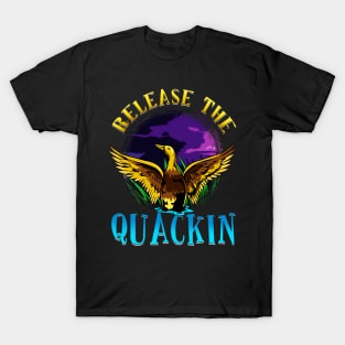 Funny Release The Quackin Cute Majestic Duck T-Shirt